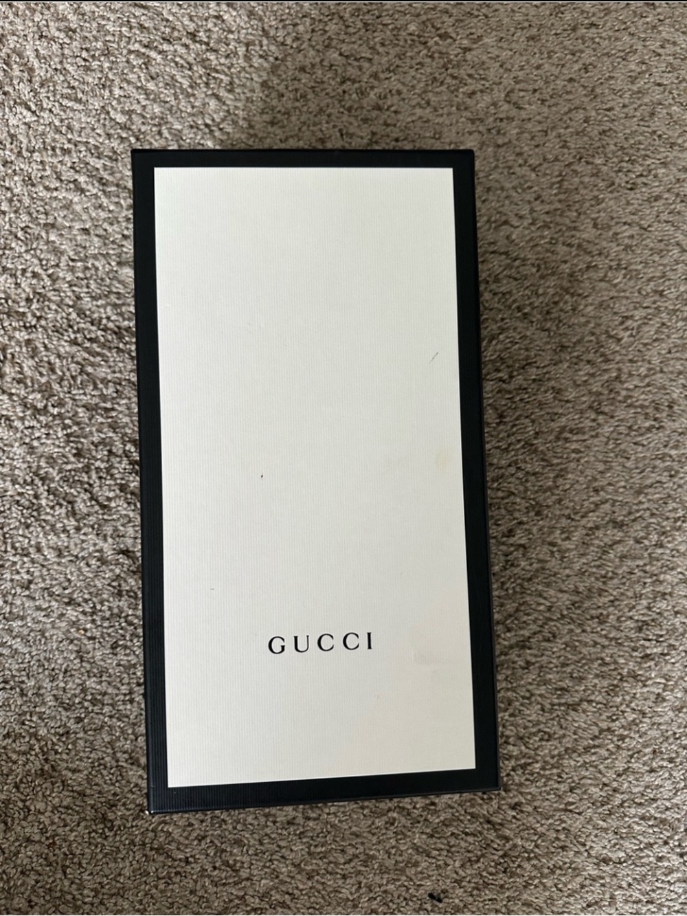 Gucci Web Bow Black Suede Ballet Flats Size 37 NIB - Picture 8 of 8